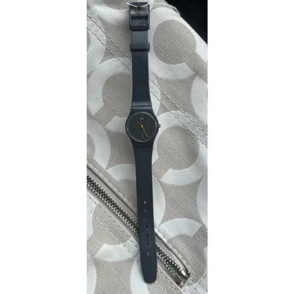 Swatch | Accessories | Vintage Swatch Watch One Size Black  display picture 1